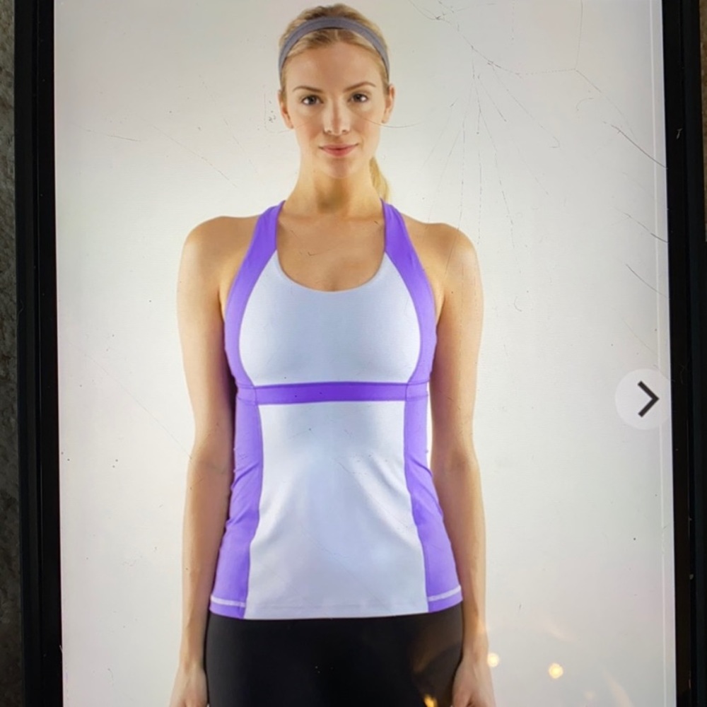 Lululemon Run Fast Track Colorblock Tank